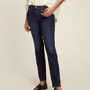 Gap Dark Wash Straight Leg Jeans